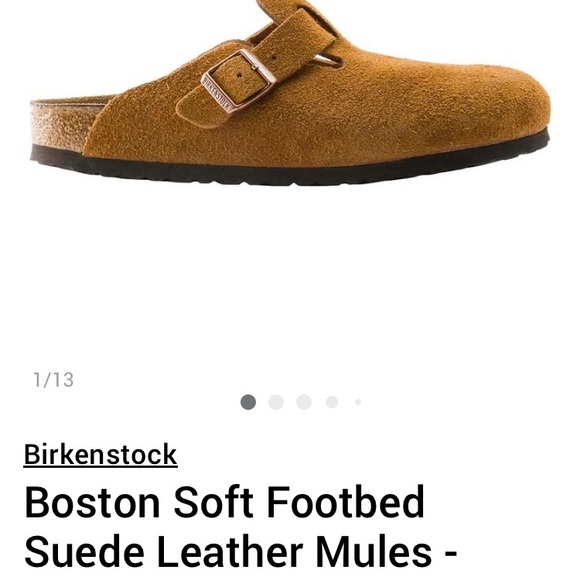 SOLD-Birkenstock suede clogs - Picture 2 of 4